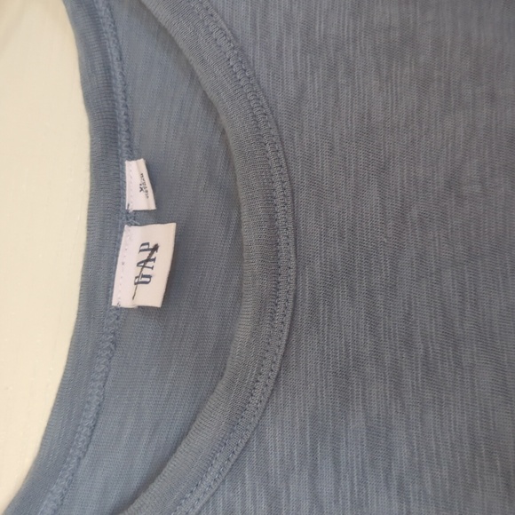 GAP TIERED TANK SLATE BLUE XL - Picture 4 of 7